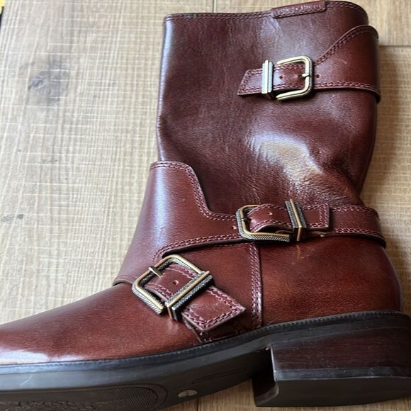 Vince Camuto Mayne Bootie Red/Brown US 9.5 - Picture 4 of 11